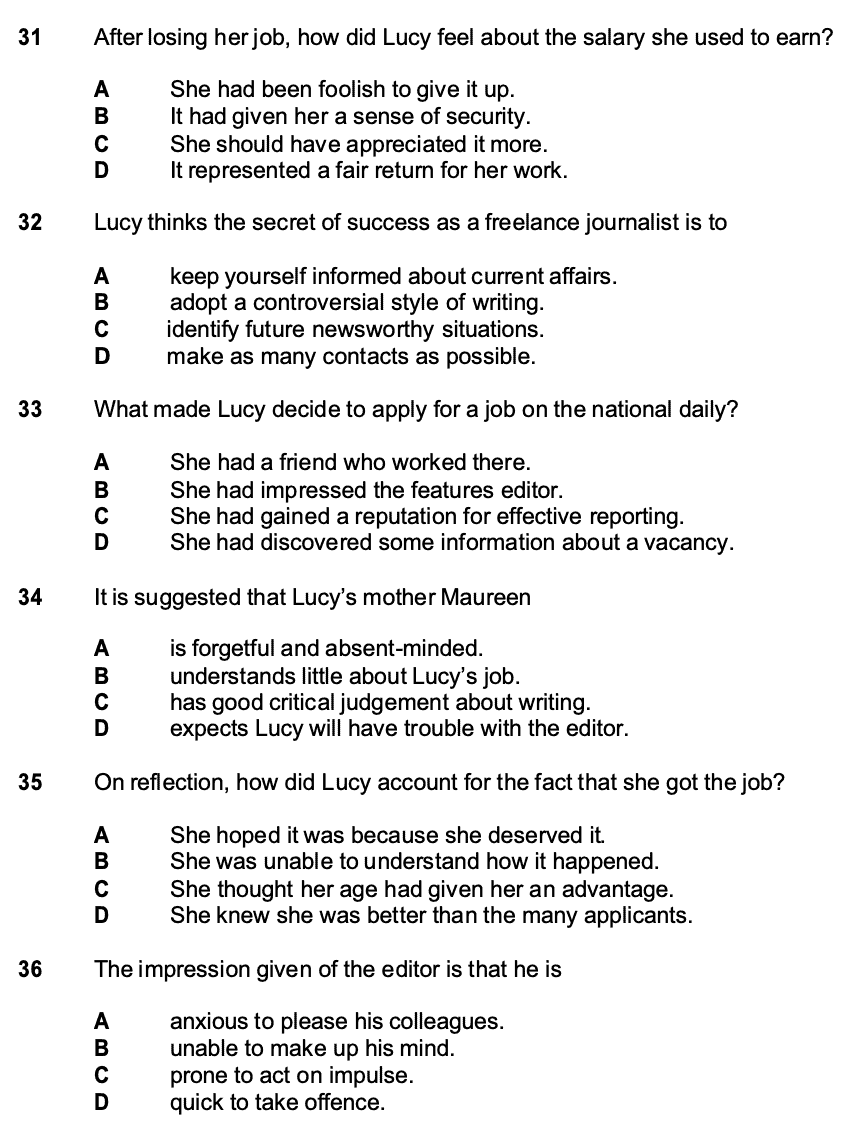 c2-proficiency-reading-part-5-multiple-choice-questions multiple choice questions for part 5 of the Cambridge Proficiency Reading and Use of English paper