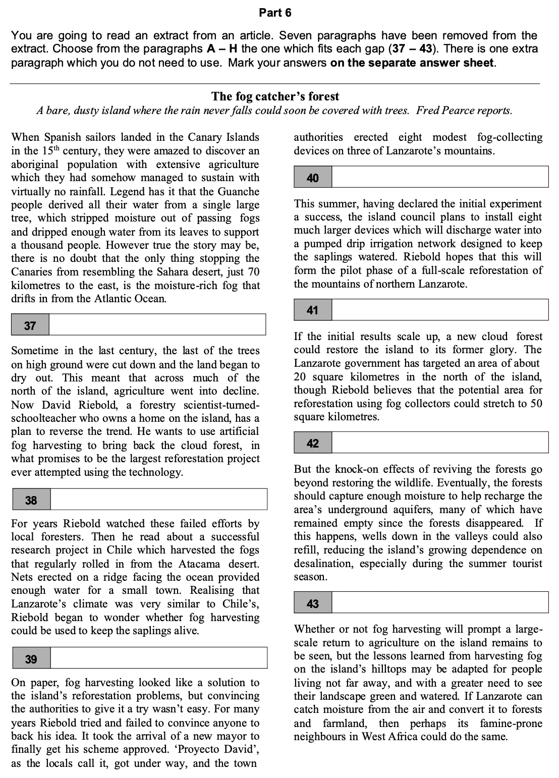 c2-proficiency-reading-part-6-sample-task sample task for part 6 of the C2 Proficiency Reading and Use of English paper