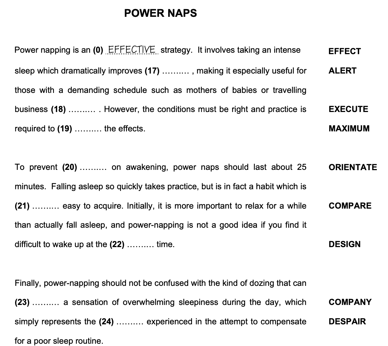 part-3-use-of-english-c2-proficiency-word-formation-task sample word formation task for the C2 Proficiency exam